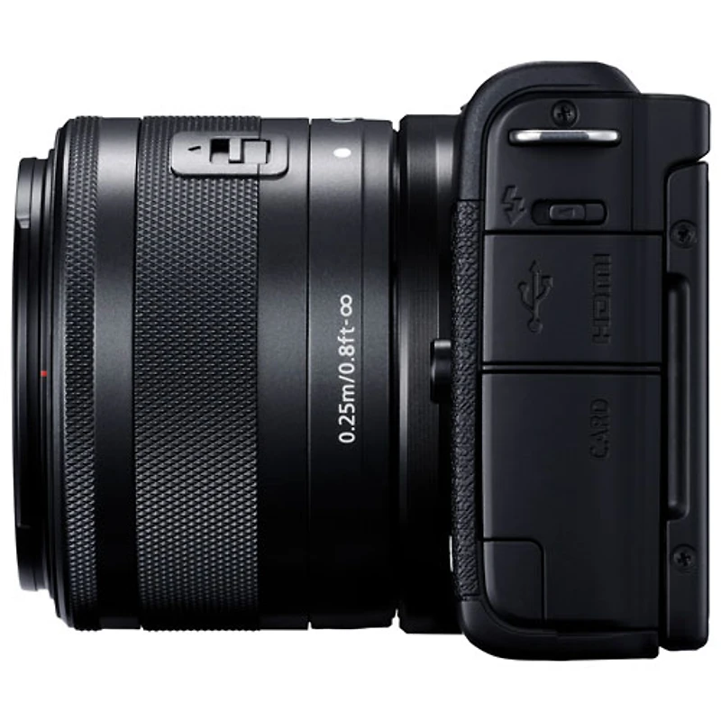 Appareil photo sans miroir EOS M200 de Canon avec objectif 15-45 mm IS STM