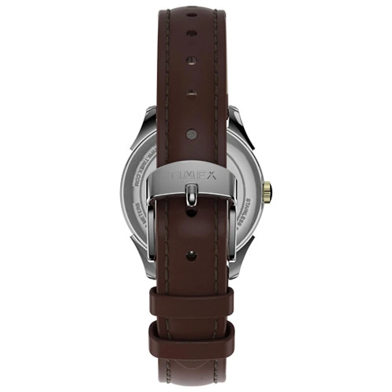 Timex 28mm Women's Dress Watch - Tan/Silver