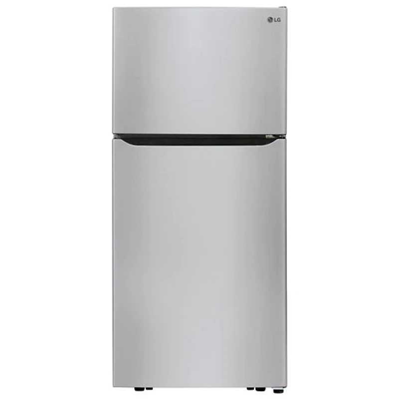Réfrigérateur à congélateur supérieur 20,2 pi³ 30 po de LG avec éclairage DEL (LTCS20020S) - Inox