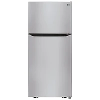 Réfrigérateur à congélateur supérieur 20,2 pi³ 30 po de LG avec éclairage DEL (LTCS20020S) - Inox