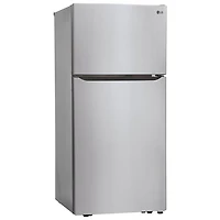 Réfrigérateur à congélateur supérieur 20,2 pi³ 30 po de LG avec éclairage DEL (LTCS20020S) - Inox