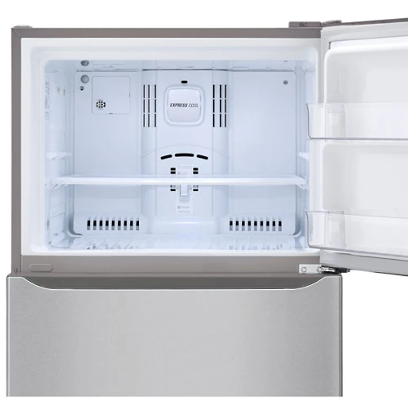 Réfrigérateur à congélateur supérieur 20,2 pi³ 30 po de LG avec éclairage DEL (LTCS20020S) - Inox