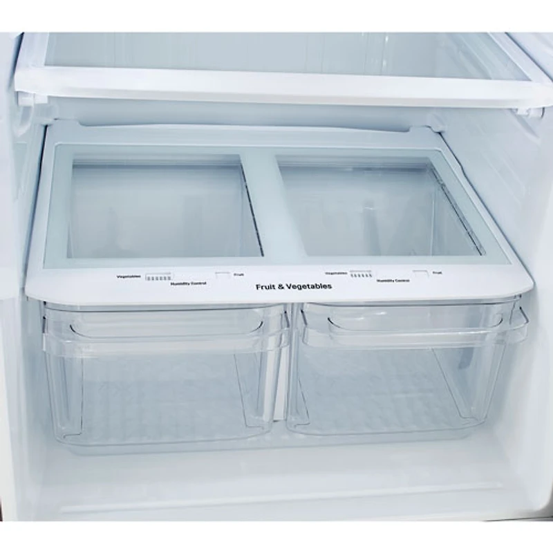 Réfrigérateur à congélateur supérieur 20,2 pi³ 30 po de LG avec éclairage DEL (LTCS20020S) - Inox