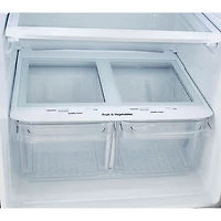 Réfrigérateur à congélateur supérieur 20,2 pi³ 30 po de LG avec éclairage DEL (LTCS20020S) - Inox