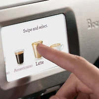 Machine expresso automatique Barista Touch moussoir à lait et moulin à café Breville - Truffe noire