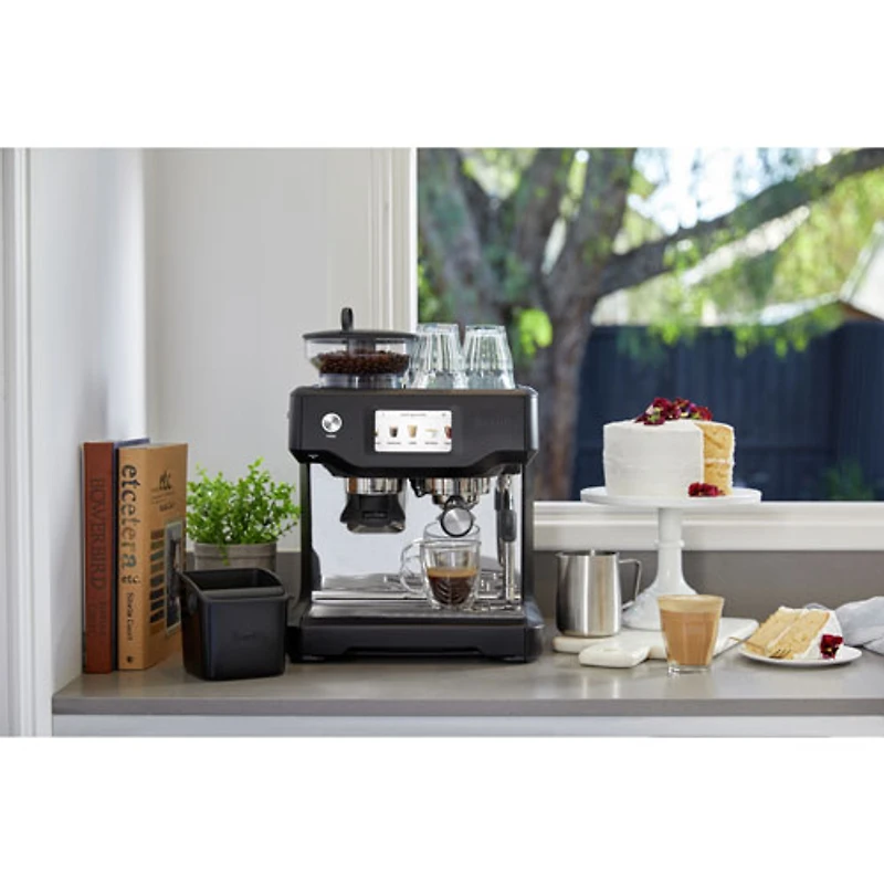 Machine expresso automatique Barista Touch moussoir à lait et moulin à café Breville - Truffe noire