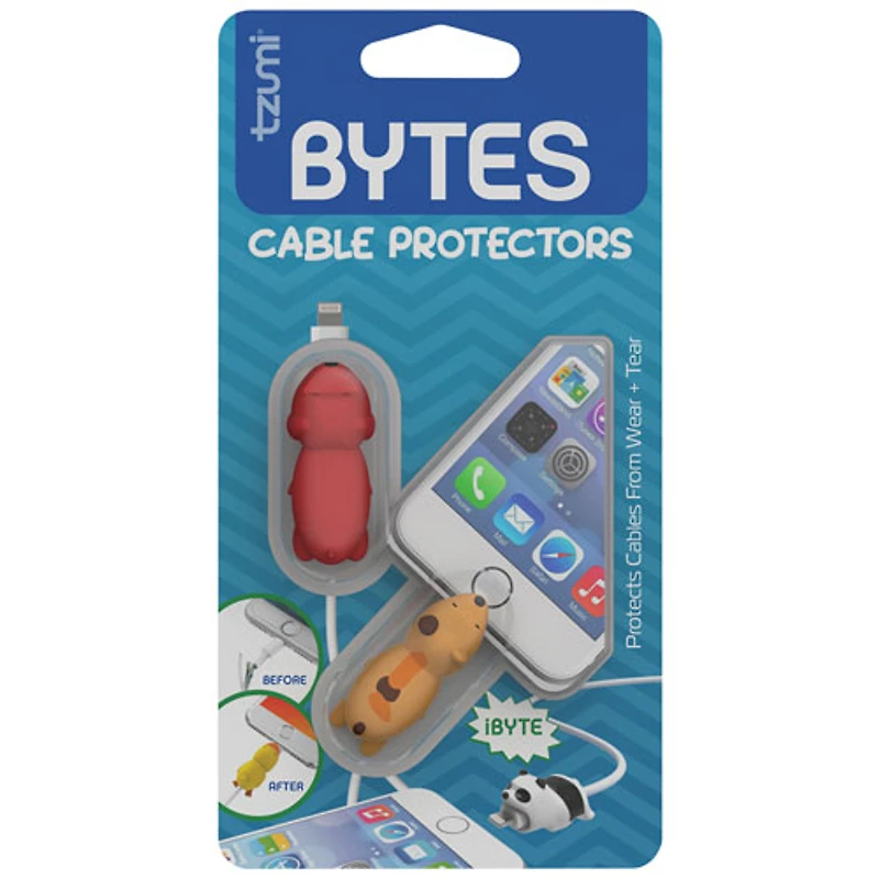 Protecteurs de câble Cord Bytes de Tzumi (6075BBC) - Chien/Chat