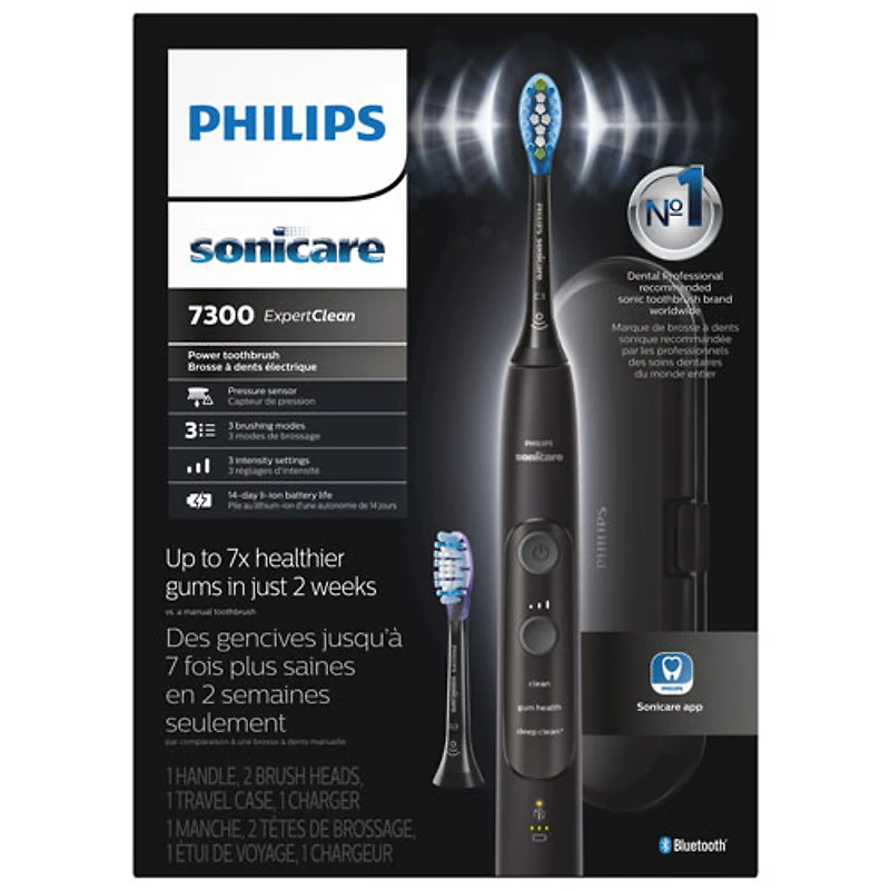 Philips SoniCare ExpertClean Electric Toothbrush (HX9610/17) - Black