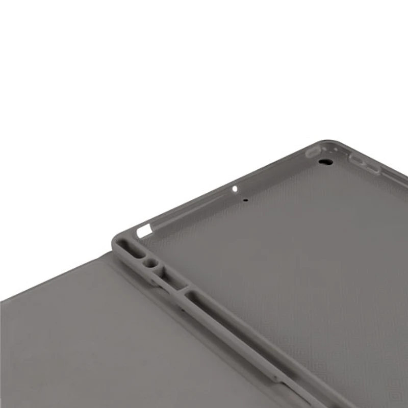 Étui folio Metal de Tucano Milano Italy pour iPad de 10,2 po - Gris