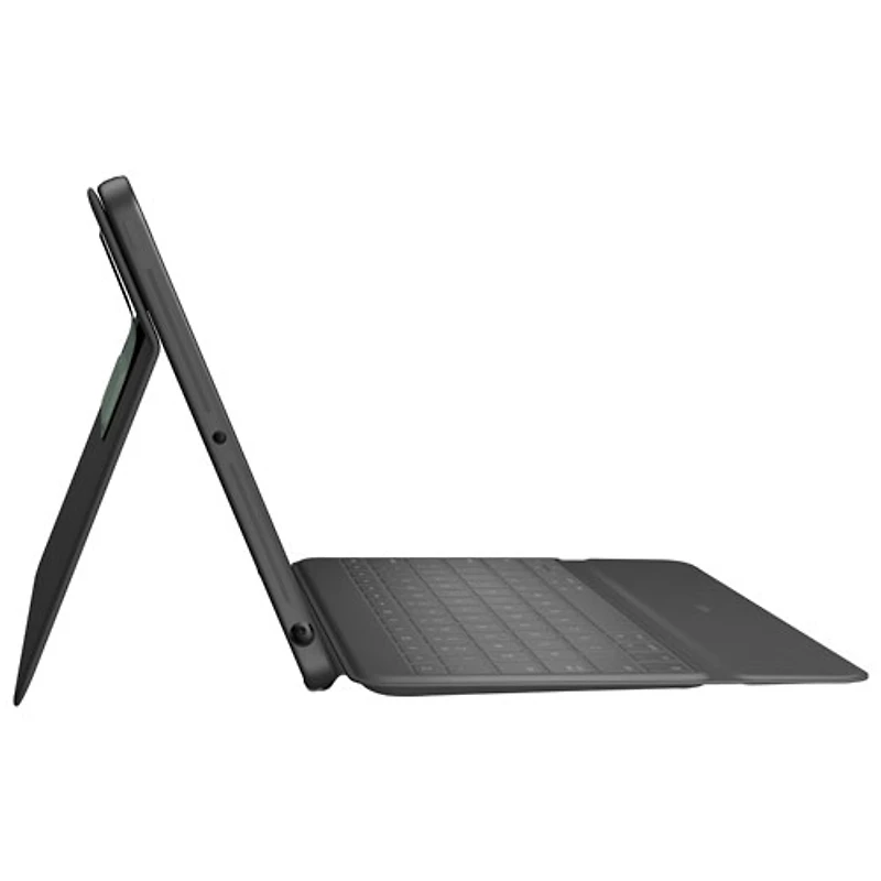 Logitech Rugged Folio Keyboard Case for iPad (9th/8th/7th Gen) - Black