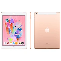 iPad de 128 Go d'Apple avec Wi-Fi/LTE 4G offert par Fido - Doré (6e gén.) - Financement mensuel