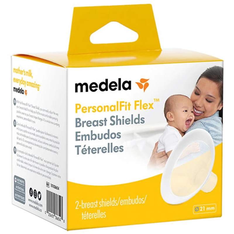 Téterelles PersonalFit Flex de Medela - 21 mm - Lot de 2