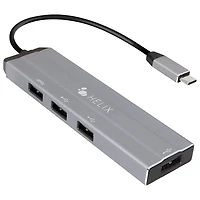 Adaptateur USB-C à 4 ports USB-A de Helix (ETHADPCA4)