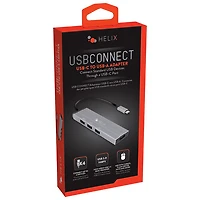 Adaptateur USB-C à 4 ports USB-A de Helix (ETHADPCA4)