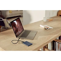 Disque dur portatif USB 3.0 My Passport de 5 To de WD pour Mac (WDBA2F0050BBL-WESN) - Bleu