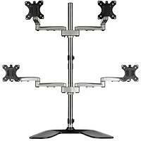 Support de bureau ergonomique à quatre bras pour moniteurs de 32 po de StarTech