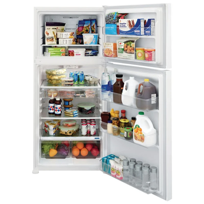 Réfrigérateur à congélateur supérieur 30 po 20 pi³ de Frigidaire (FFTR2045VW) - Blanc