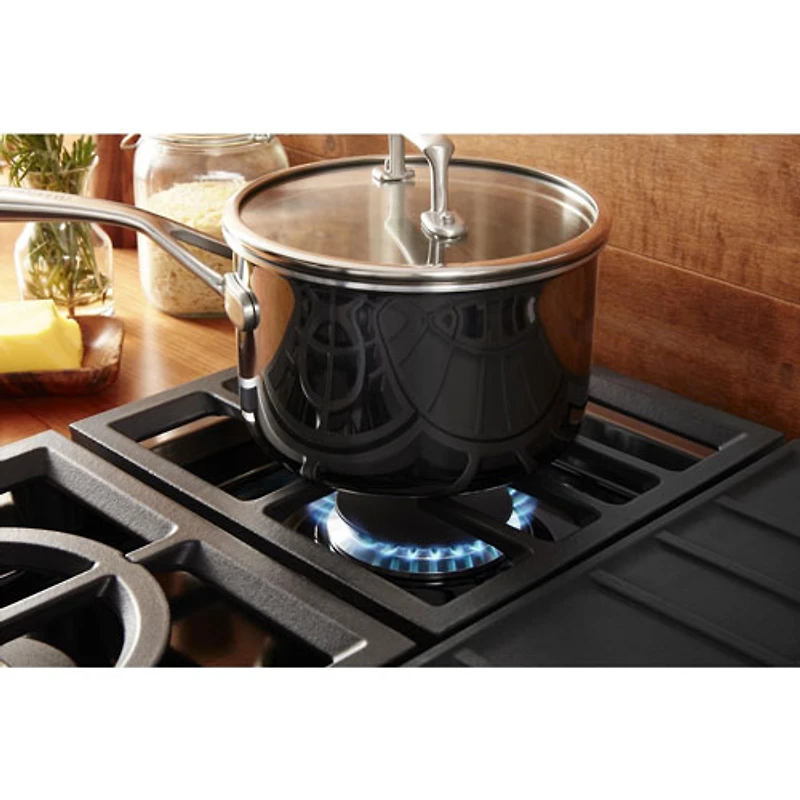 KitchenAid 30" 4-Burner Gas Cooktop (KCGC500JSS) - Stainless Steel