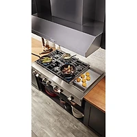 Kitchenaid Commercial Style 48" Gas Cooktop (KCGC558JSS) - Stainless Steel