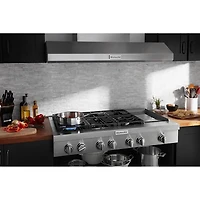 Kitchenaid Commercial Style 48" Gas Cooktop (KCGC558JSS) - Stainless Steel