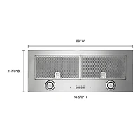 Whirlpool 30" Under Cabinet Custom Hood Liner (UVL5430JSS) - Stainless Steel