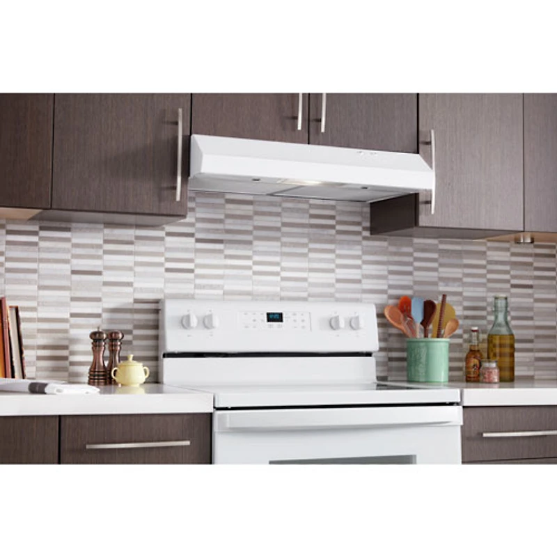 Whirlpool 30" Under Cabinet Range Hood (WVU17UC0JW) - White
