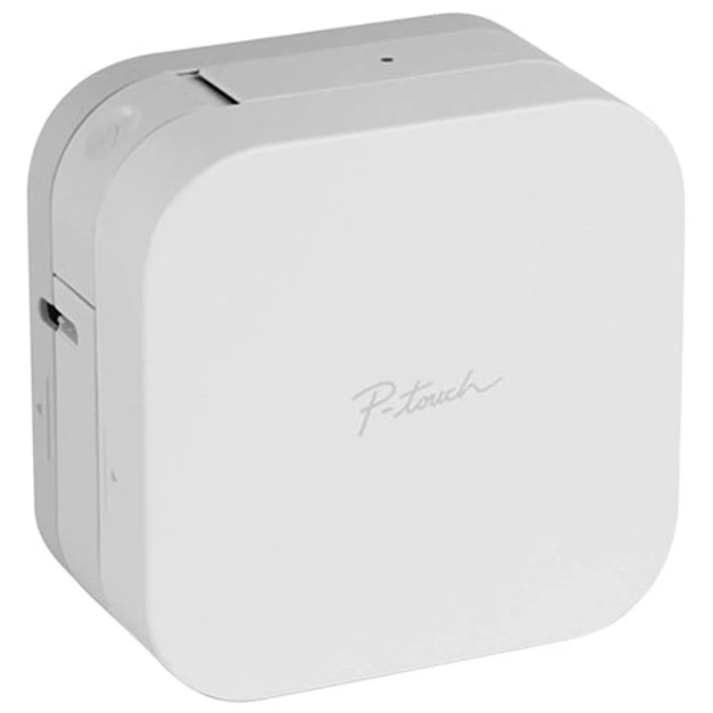 Imprimante d'étiquettes Bluetooth/sans fil P-touch CUBE de Brother - Blanc (PTP300BTAD)
