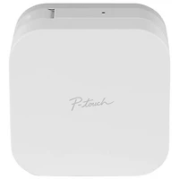 Imprimante d'étiquettes Bluetooth/sans fil P-touch CUBE de Brother - Blanc (PTP300BTAD)