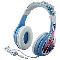 Casque d'écoute à suppression du bruit Frozen II de KIDdesigns pour enfants - Blanc/Bleu