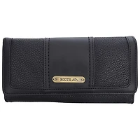 Pochette-portefeuille à trois volets RFID Pineridge de Roots - Noir