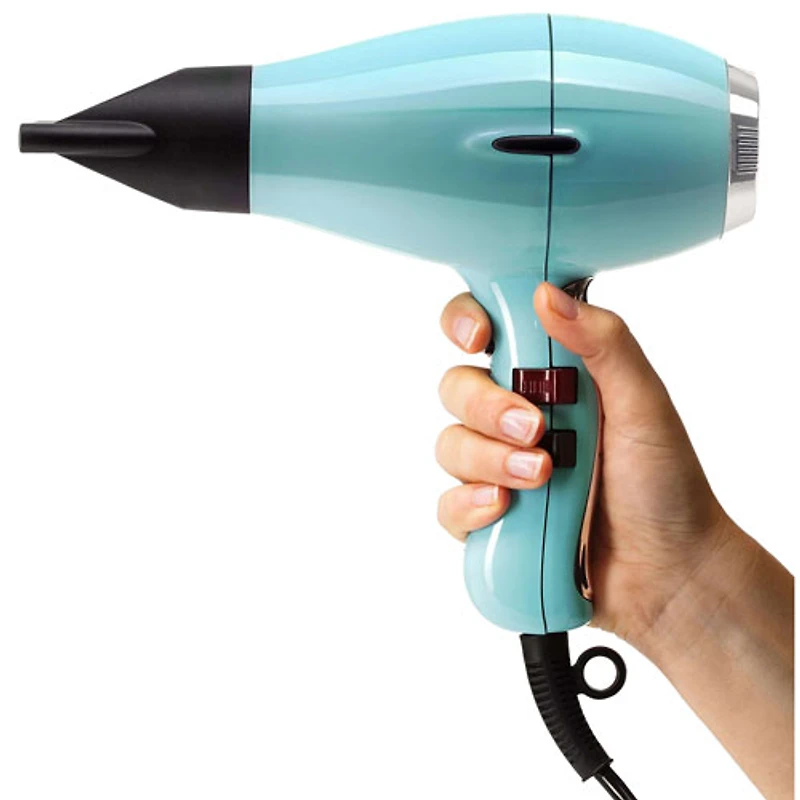 Elchim 3900 Ionic Ceramic Infrared Professional Hair Dryer 2000W AC Motor with Concentrator - Blue