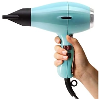 Elchim 3900 Ionic Ceramic Infrared Professional Hair Dryer 2000W AC Motor with Concentrator - Blue