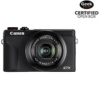 Boîte ouverte - Appareil photo numérique PowerShot G7 X Mark III Wi-Fi 20,1 Mpx et zoom optique 4,2x de Canon - Noir