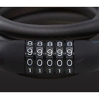 Cadenas en spirale à combinaison à 5 chiffres pour trottinettes électriques KickScooter de Segway