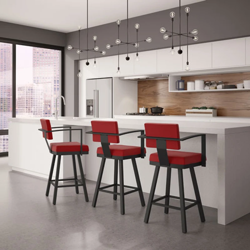 Akers Modern Counter Height Barstool