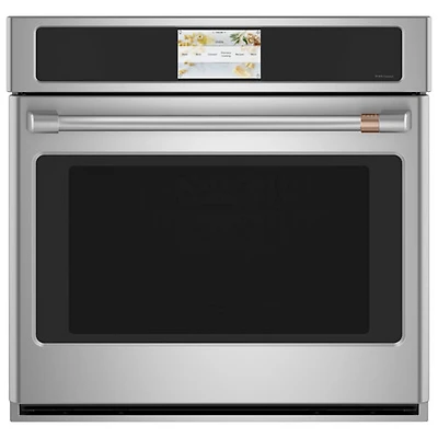 Four mural électrique convection véritable autonettoyant 5 pi³ 30 po Café (CTS70DP2NS1) - Inox