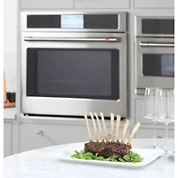 Four mural électrique convection véritable autonettoyant 5 pi³ 30 po Café (CTS70DP2NS1) - Inox