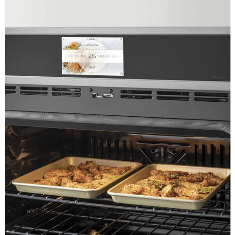 Four mural électrique convection véritable autonettoyant 5 pi³ 30 po Café (CTS70DP2NS1) - Inox