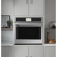Four mural électrique convection véritable autonettoyant 5 pi³ 30 po Café (CTS70DP2NS1) - Inox