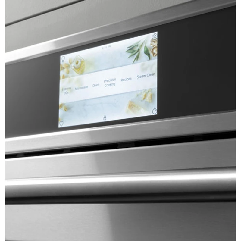 Four mural électrique convection véritable autonettoyant 5 pi³ 30 po Café (CTS70DP2NS1) - Inox