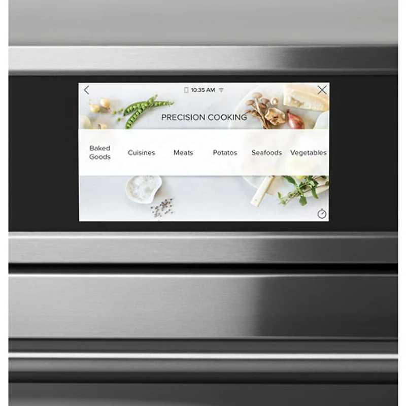 Four mural électrique convection véritable autonettoyant 5 pi³ 30 po Café (CTS70DP2NS1) - Inox