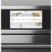 Four mural électrique convection véritable autonettoyant 5 pi³ 30 po Café (CTS70DP2NS1) - Inox