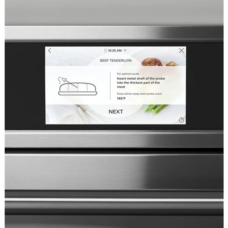 Four mural électrique convection véritable autonettoyant 5 pi³ 30 po Café (CTS70DP2NS1) - Inox