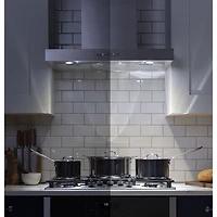Hotte murale de luxe de 30 po de GE (UVW8301SLSS) - Acier inoxydable