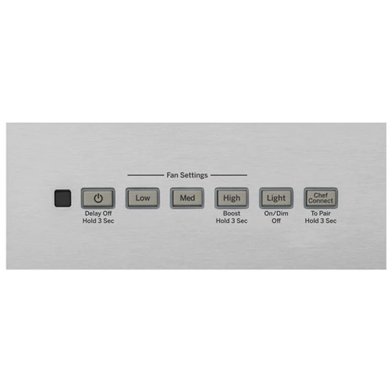 Hotte murale de luxe de 30 po de GE (UVW8301SLSS) - Acier inoxydable