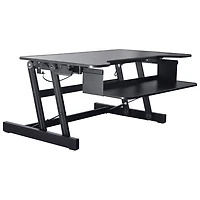 Surélévateur de bureau avec plateau pour clavier pour travailler debout ADR de Rocelco