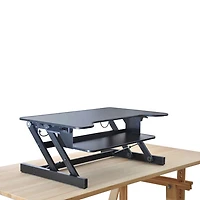 Surélévateur de bureau avec plateau pour clavier pour travailler debout ADR de Rocelco