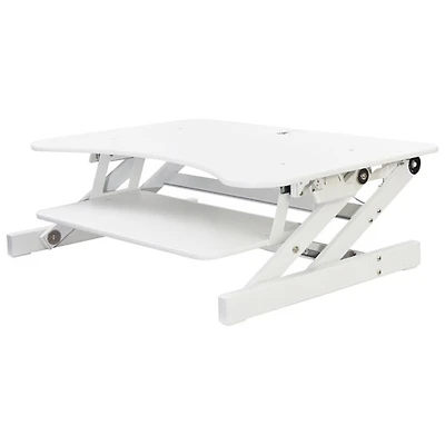 Surélévateur de bureau avec plateau pour clavier pour travailler debout EADR de Rocelco