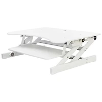 Surélévateur de bureau avec plateau pour clavier pour travailler debout EADR de Rocelco