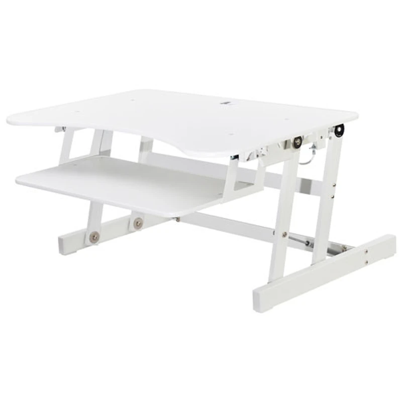 Surélévateur de bureau avec plateau pour clavier pour travailler debout EADR de Rocelco
